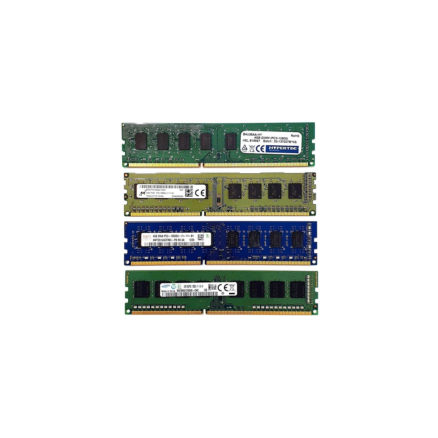 رم دسکتاپ PC3-1600 مگاهرتز 2 گیگابایت (برندهای مختلف - استوک)