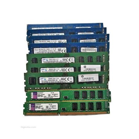 رم دسکتاپ DDR3 تک کاناله 1600 مگاهرتز ظرفیت 2 گیگابایت (برندهای مختلف - استوک)
