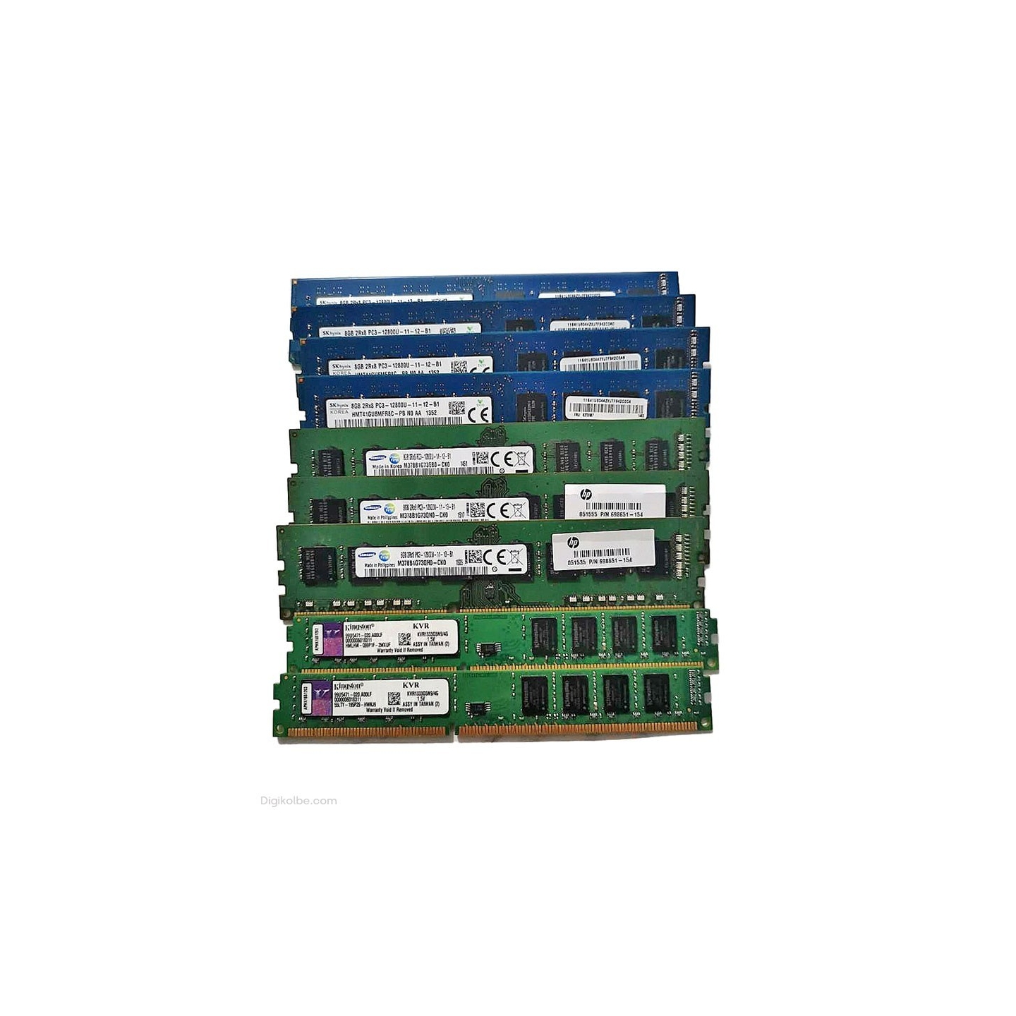 رم دسکتاپ PC3-1600 مگاهرتز 2 گیگابایت (برندهای مختلف - استوک)
