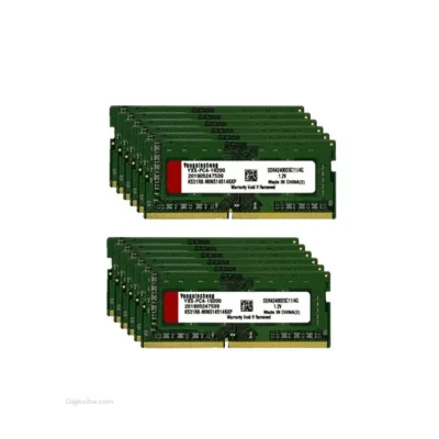 رم لپ تاپ DDR4 تک کاناله 2400 مگاهرتز ظرفیت 4 گیگابایت (برندهای مختلف - استوک)