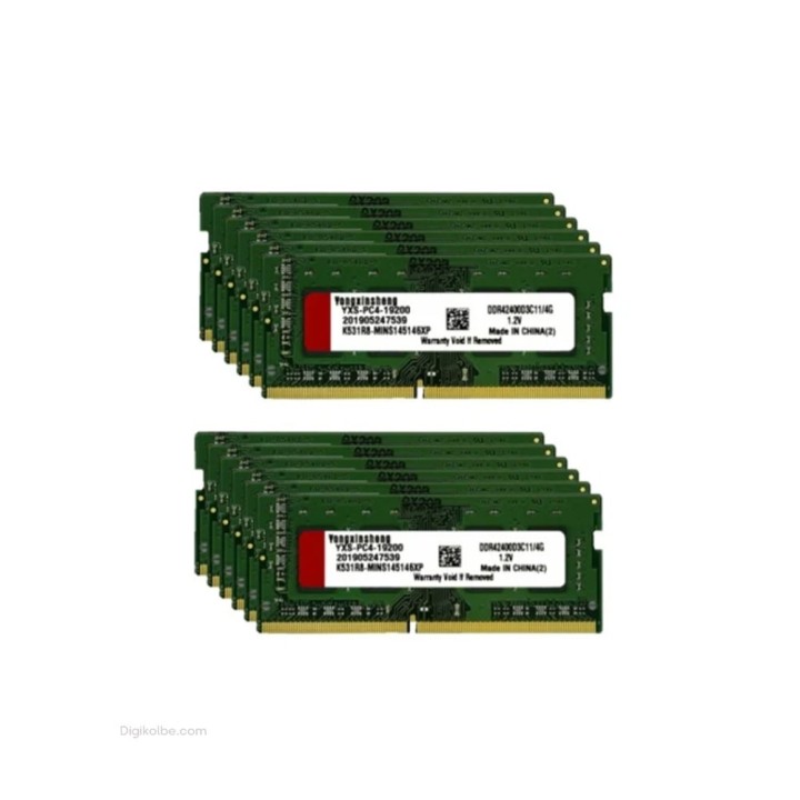 رم لپ‌تاپ PC4-2400 مگاهرتز 4 گیگابایت (برندهای مختلف - استوک)