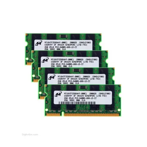 رم لپتاپ PC2-800 مگاهرتز 2 گیگابایت (برندهای مختلف - استوک)