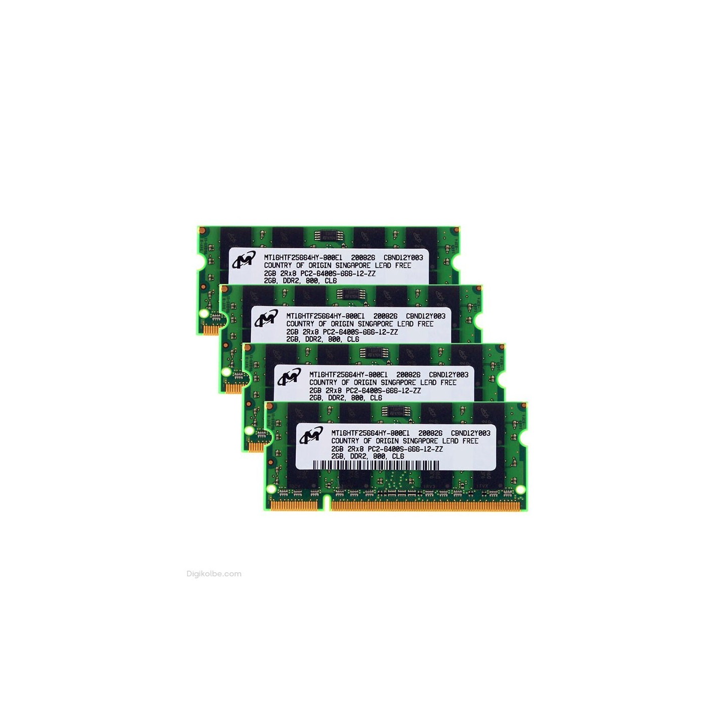 رم لپ‌تاپ PC2-800 مگاهرتز 2 گیگابایت (برندهای مختلف - استوک)