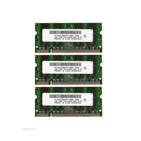رم لپتاپ PC2-800 مگاهرتز 2 گیگابایت (برندهای مختلف - استوک)