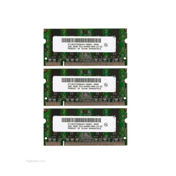 رم لپتاپ PC2-800 مگاهرتز 2 گیگابایت (برندهای مختلف - استوک) رم لپتاپ PC2-800 مگاهرتز 2 گیگابایت (برندهای مختلف - استوک)