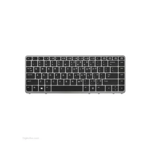 کیبورد لپ‌تاپ اچ‌پی Elitebook 850 G1 (بافریم نقره ای)
