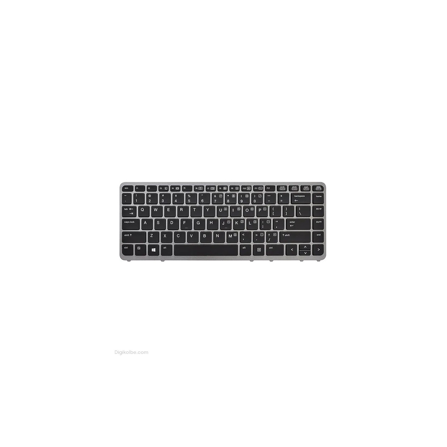 کیبورد لپ‌تاپ اچ‌پی Elitebook 850 G1 (بافریم نقره ای)