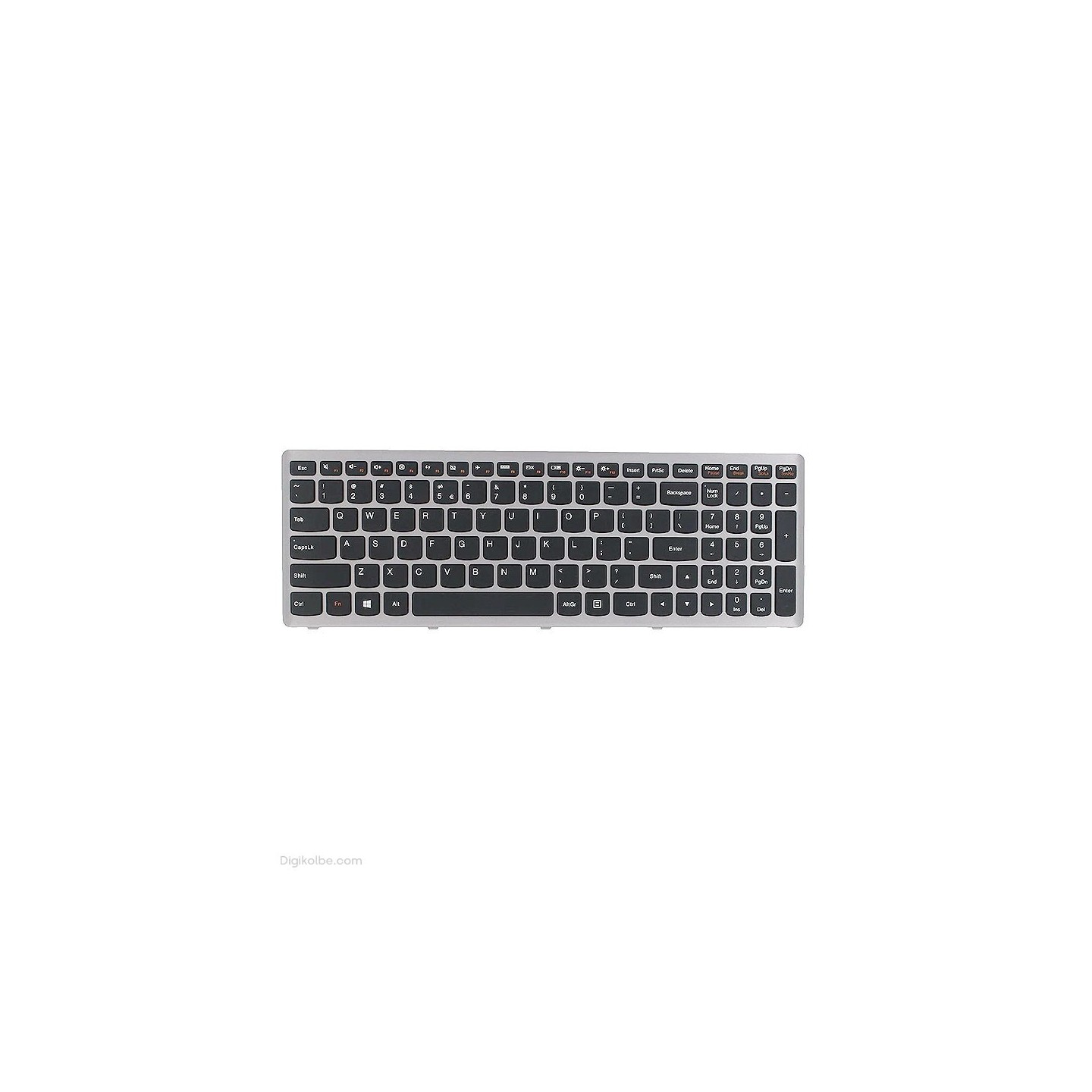 کیبورد لپ‌تاپ لنوو S510P (IdeaPad | با فريم نقره ای)