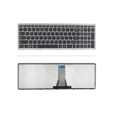 کیبورد لپ‌تاپ لنوو Z501 (IdeaPad | با فريم نقره ای)