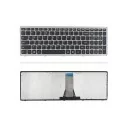 کیبورد لپ‌تاپ لنوو Z501 (IdeaPad | با فریم نقره ای)
