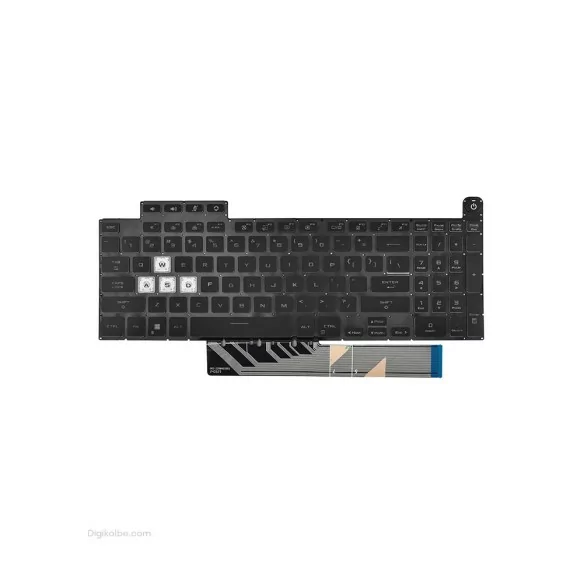 کیبورد لپتاپ ایسوس FX517 (بدون فریم | با بکلایت) کیبورد لپتاپ ایسوس FX517 (بدون فریم | با بکلایت)