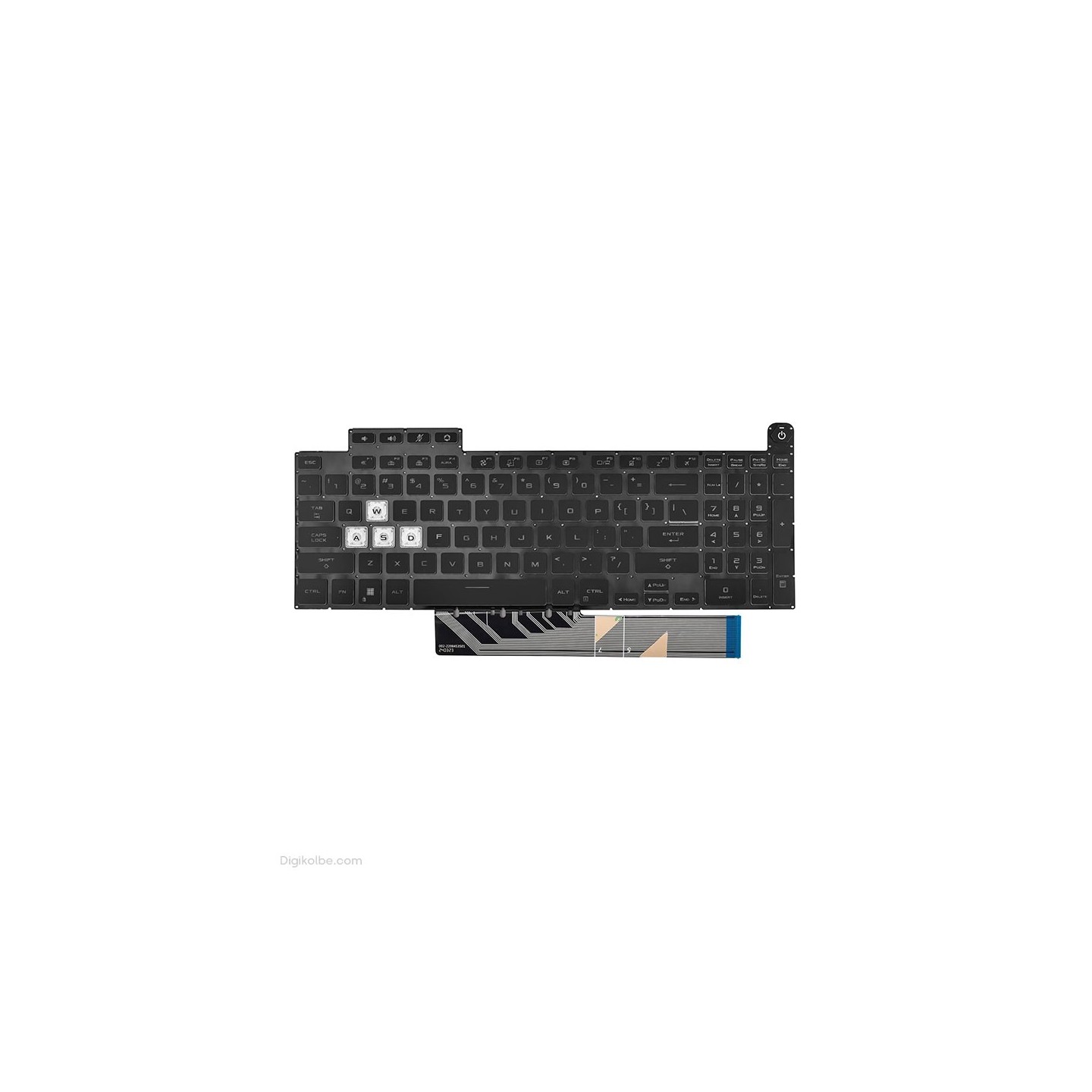 کیبورد لپ‌تاپ ایسوس FX517 (بدون فریم | با بکلایت)