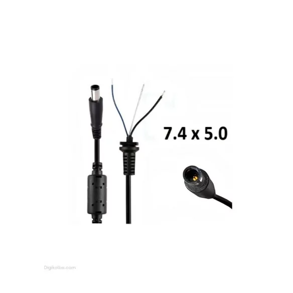 کابل شارژر لپتاپ اچپی (سوکت 5.0*7.4 | سهسیم) کابل شارژر لپتاپ اچپی (سوکت 5.0*7.4 | سهسیم)