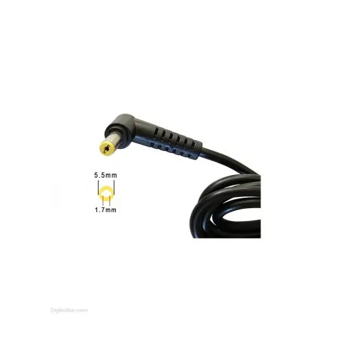 کابل شارژر لپ‌تاپ ایسر (سوکت 1.7*5.5 | دوسیم)