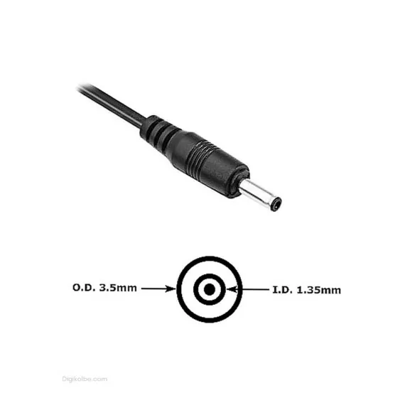 آداپتور برق مودم دی‌لینک 12 ولت 1 آمپر ( سوکت 1.35 * 3.5 )
