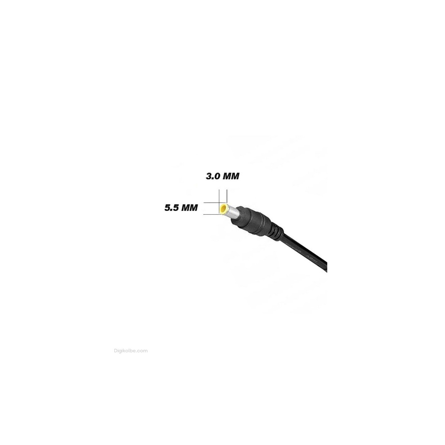 کابل شارژر لپ‌تاپ سامسونگ (سوکت 3.0 * 5.5 | دوسیم)