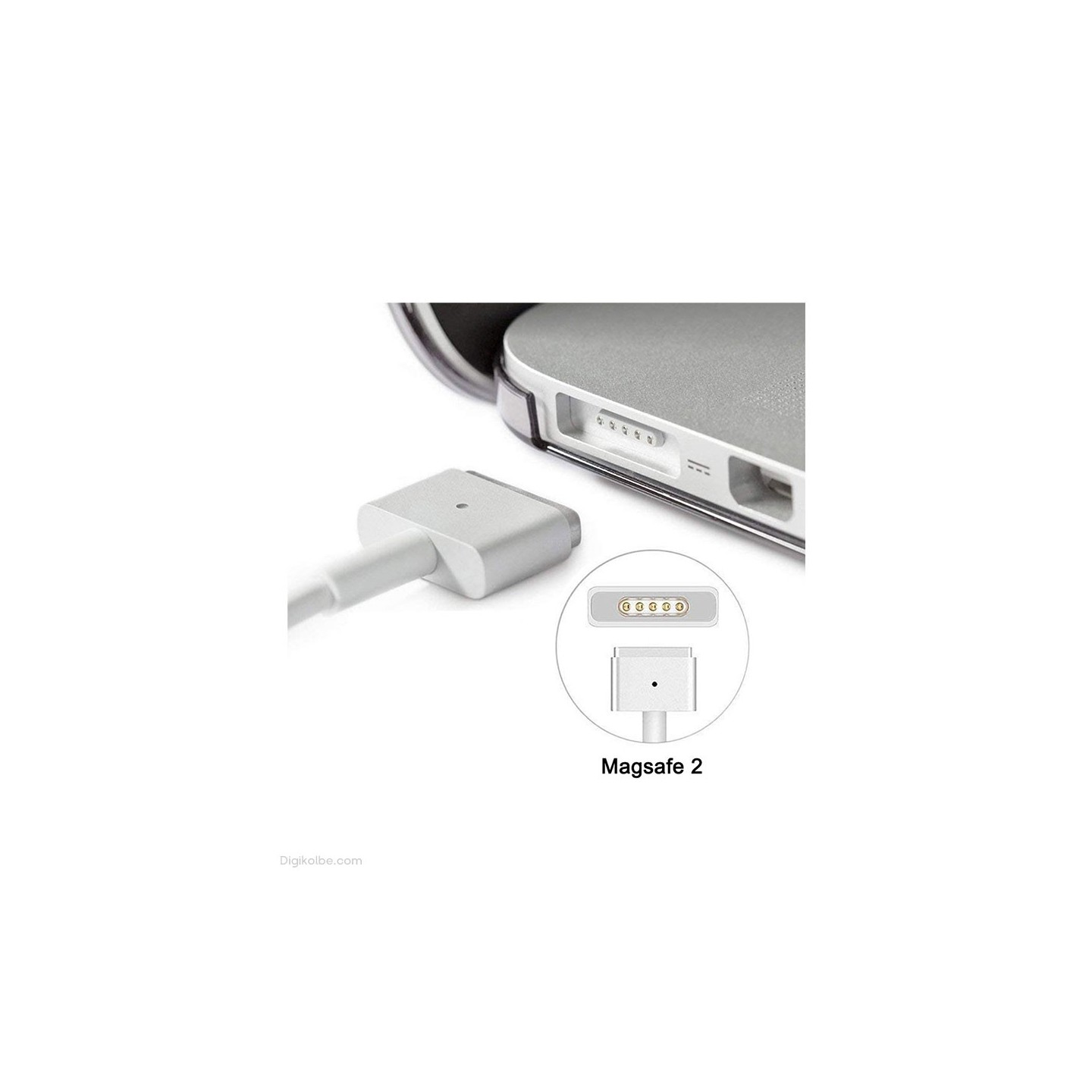 کابل شارژر لپ‌تاپ اپل Magsafe 2 (دوسیم)
