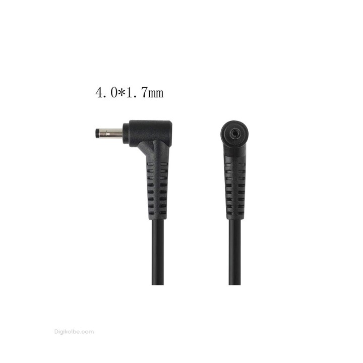 کابل شارژر لپ‌تاپ لنوو (IdeaPad | سوکت 1.7 * 4 | سر ریز | دوسیم)