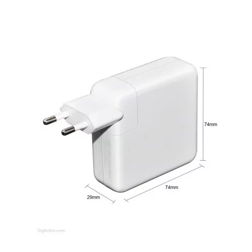 شارژر لپتاپ اپل 61 وات (سوکت Type-C با کابل)