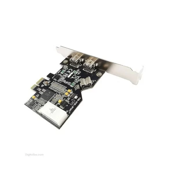 کارت تبدیل PCI-Express به IEEE1394b برند اُمگا کارت تبدیل PCI-Express به IEEE1394b برند اُمگا