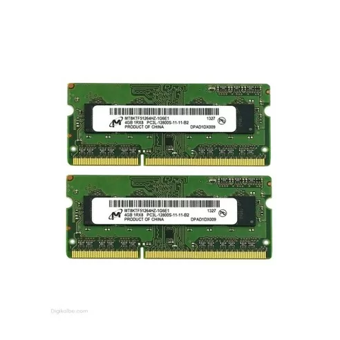 رم لپتاپ PC3L-12800 میکرون 1600 مگاهرتز 4 گیگابایت (استوک | اورجینال)