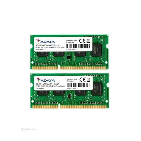 رم لپتاپ PC3L-12800 ایدیتا 1600 مگاهرتز 4 گیگابایت (استوک | اورجینال)