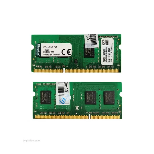 رم لپ‌تاپ PC3L-12800 کینگستون 1600 مگاهرتز 4 گیگابایت (استوک | اورجینال)