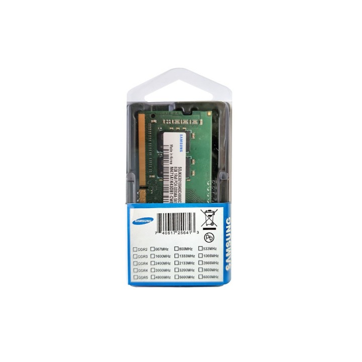 رم لپ‌تاپ PC4-3200 سامسونگ 8 گیگابایت (اورجینال)
