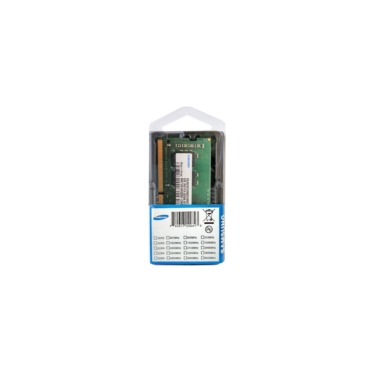 رم لپ‌تاپ PC4-3200 سامسونگ 8 گیگابایت (اورجینال)