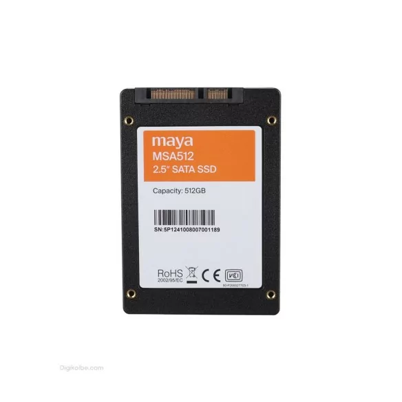 حافظه اساسدی مایا MSA512 ( ظرفیت 512 گیگابایت ) حافظه اساسدی مایا MSA512 ( ظرفیت 512 گیگابایت )