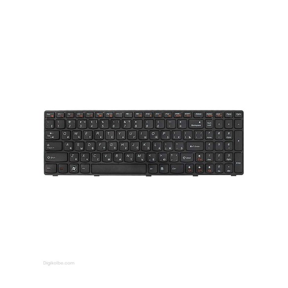 کیبورد لپ‌تاپ لنوو G770 (IdeaPad | با فريم)