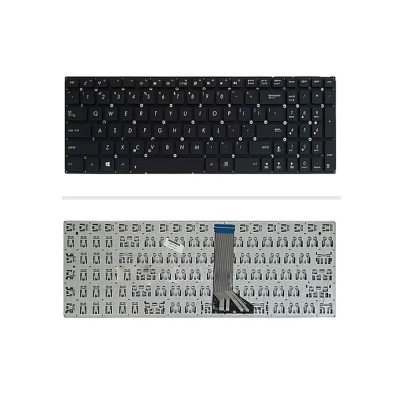 کیبورد لپ‌تاپ ایسوس X555 (اینتر کوچک | بدون فریم | فلت 12 سانتی متر)