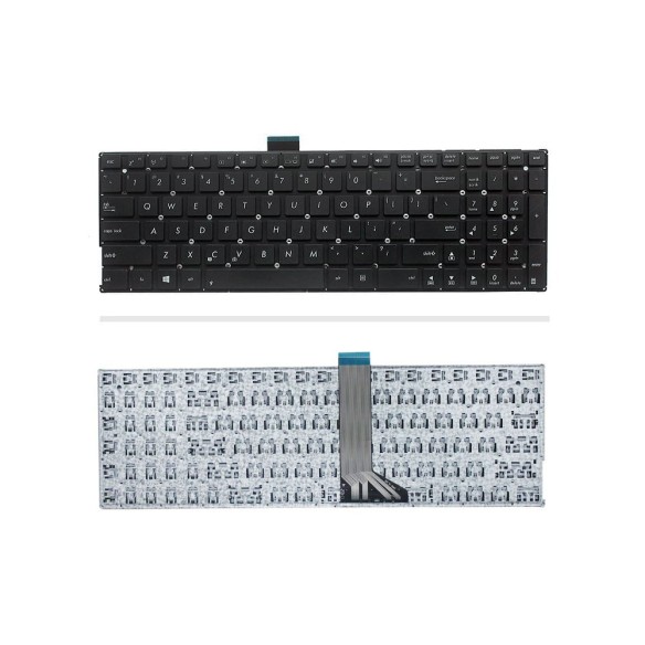 کیبورد لپ‌تاپ ايسوس A555 (بدون فريم | فلت 12 سانتیمتری | اينتر كوچک)