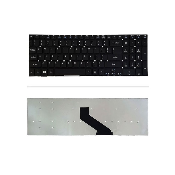 کیبورد لپ‌تاپ ایسر E5-571 (Aspire | اینتر کوچک بدون فریم)