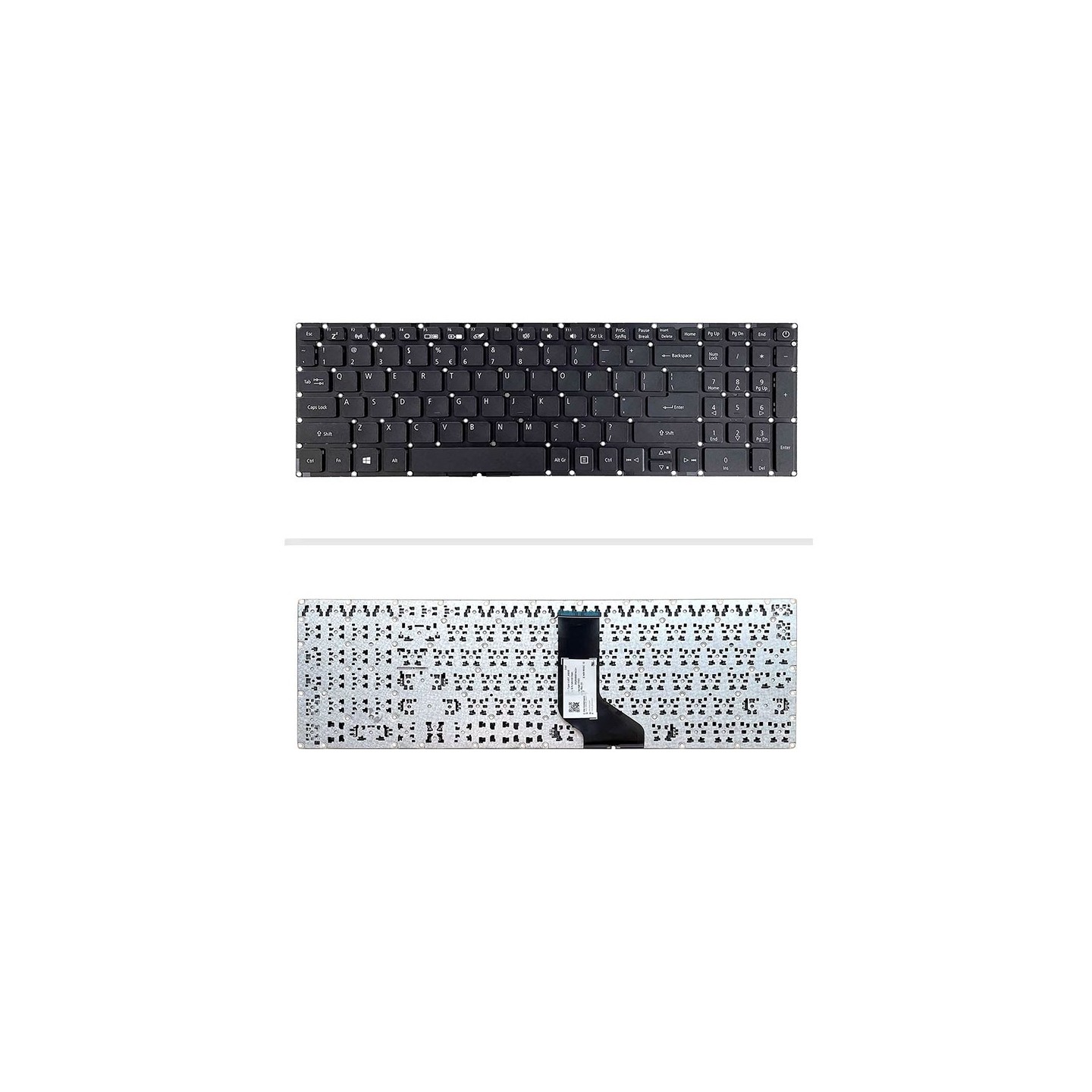 کیبورد لپ‌تاپ ایسر E5-574 (Aspire | بدون فریم)