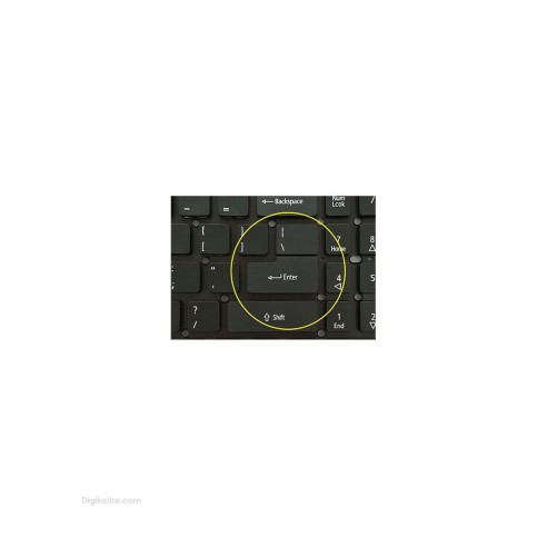 کیبورد لپ‌تاپ ایسر E5-576 (Aspire | بدون فریم)