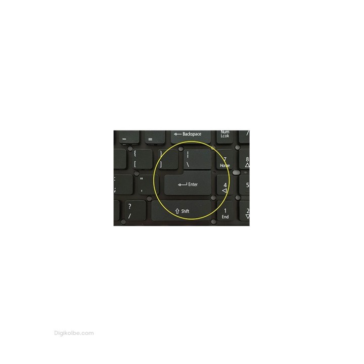 کیبورد لپ‌تاپ ایسر E5-576 (Aspire | بدون فریم)