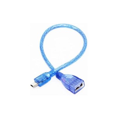 کابل تبدیل Mini USB به مادگی USB طول 20 سانتیمتر
