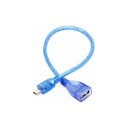 کابل تبدیل Mini USB به مادگی USB (طول 20 سانتیمتر)