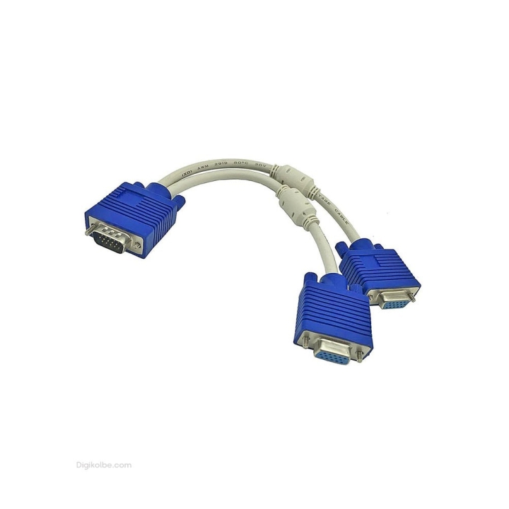 کابل تبدیل 1 به 2 پورت VGA
