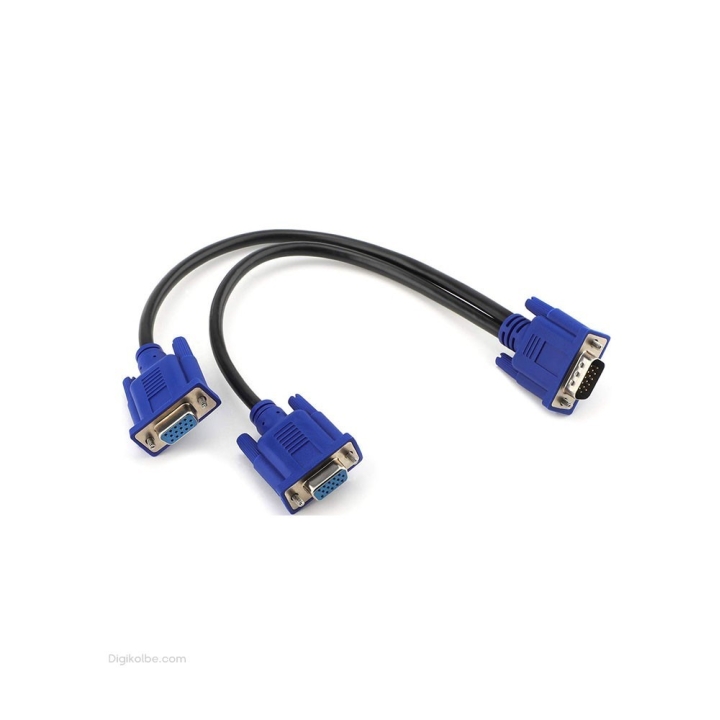 کابل تبدیل 1 به 2 پورت VGA