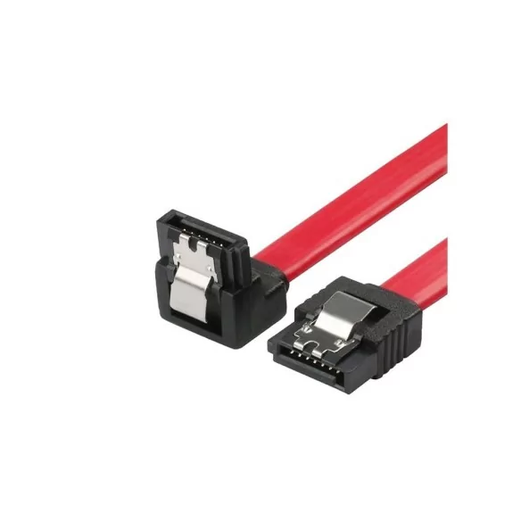 کابل دیتا 2 SATA قفل دار (طول 80 سانتی متر | 90 درجه)