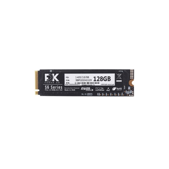 حافظه اس‌اس‌دی فدک M.2 S6 (ظرفیت 128 گیگابایت)