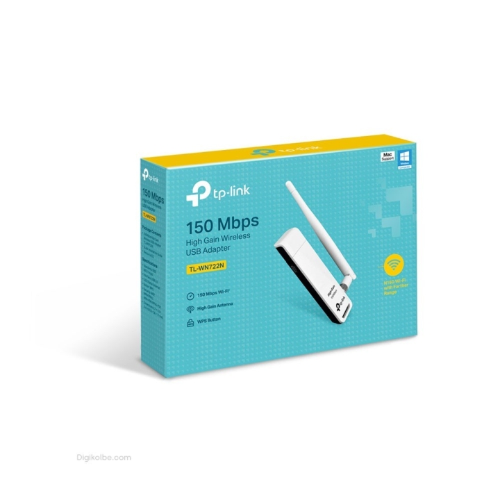 کارت شبکه تی‌پی‌لینک TL-WN722N ( USB | بی‌سیم )