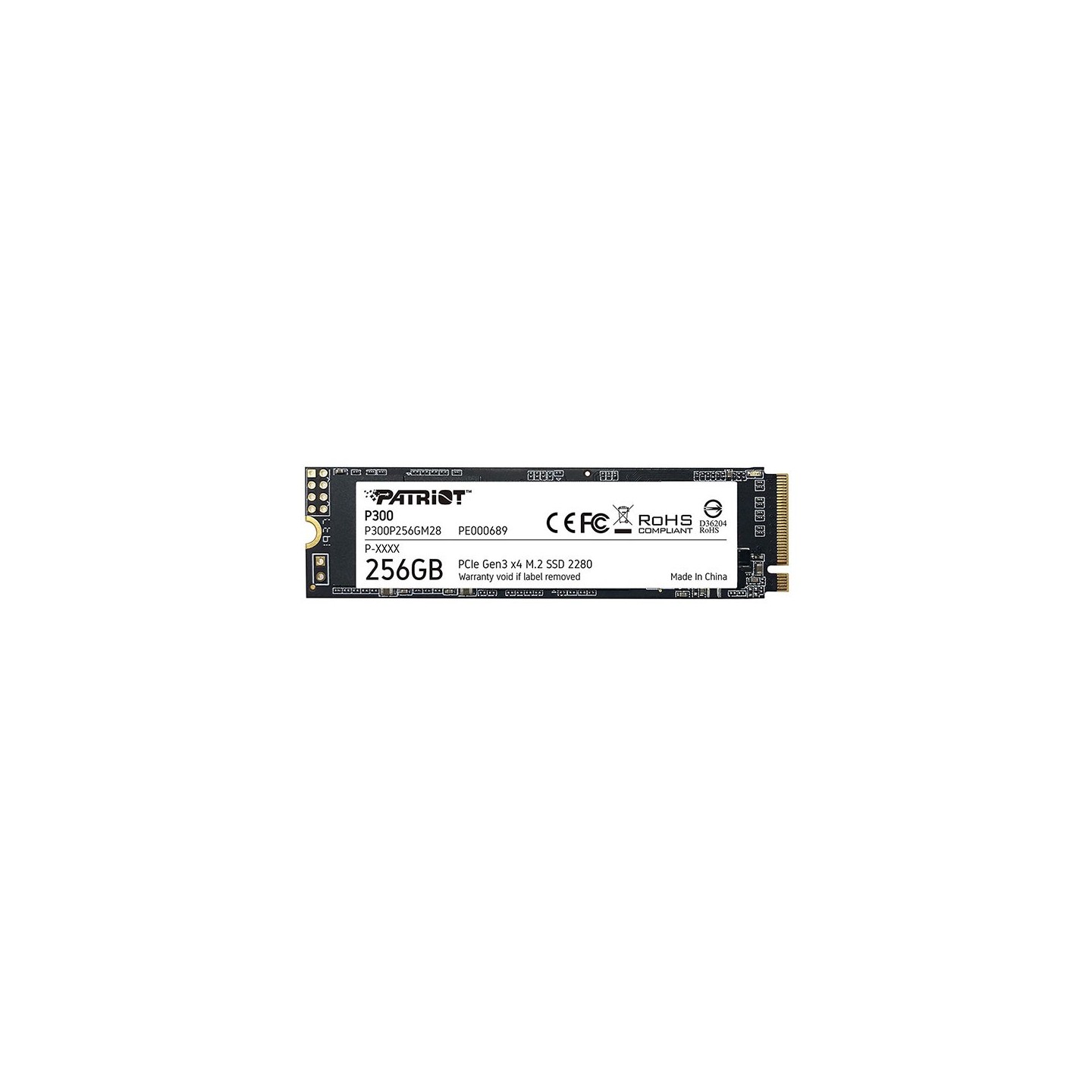 حافظه اس‌اس‌دی پتریوت P300 M.2 ( ظرفیت 256 گیگابایت )