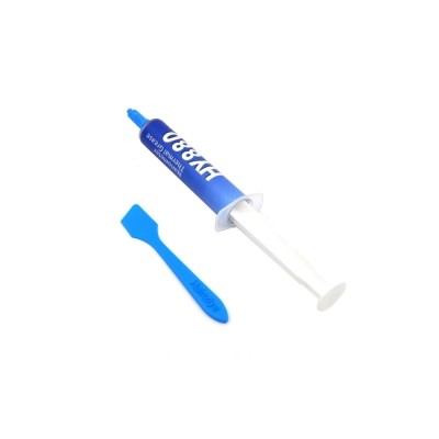 خمیر سیلیکون Paste HY880 ( سرنگی با پک | 30گرمی | خاکستری)