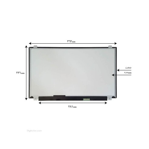ال‌ای‌دی لپ‌تاپ 15.6 اینچ 40 پین ( اسلیم | HD | پارت نامبر NT156WHM-N10 | براق | ریفر)