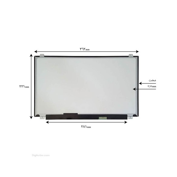 ال‌ای‌دی لپ‌تاپ 15.6 اینچ 40 پین ( اسلیم | HD | پارت نامبر NT156WHM-N10 | براق | ریفر)