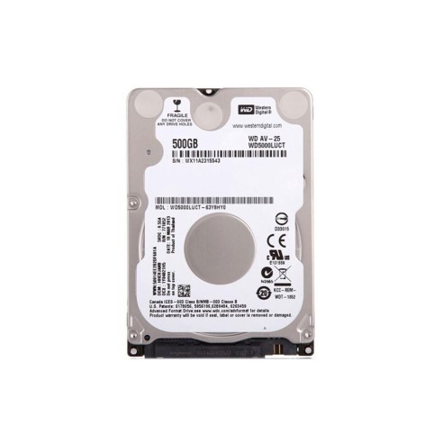 هارد لپ‌تاپ وسترن دیجیتال 500 گیگابایت (SATA)