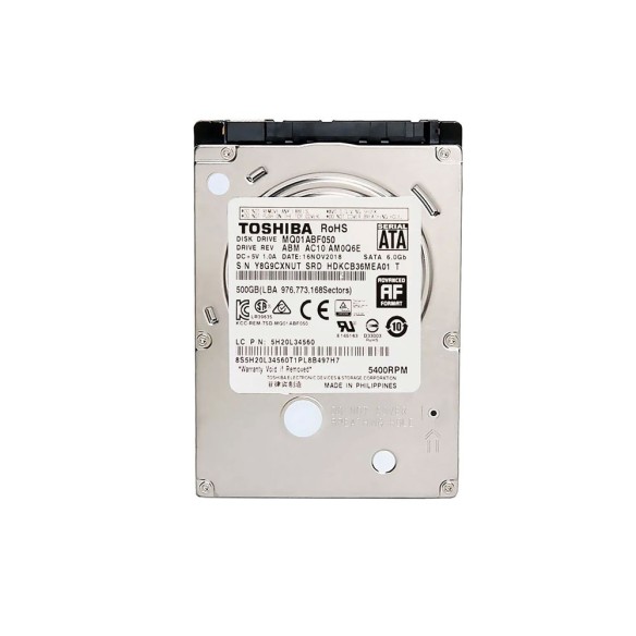 هارد لپ‌تاپ توشیبا 500 گیگابایت ( SATA | اسلیم | استوک)